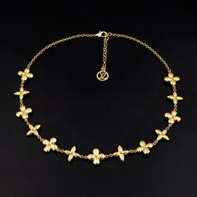 Louis Vuitton LV solid flower necklace-3822  