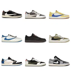 Travis Scott x Jordan Air Jordan 1 Retro Low OG Basketball Shoes-4538  