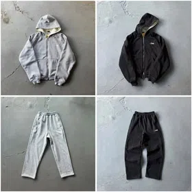 Corteiz loose-fitting hooded tracksuit-4876  